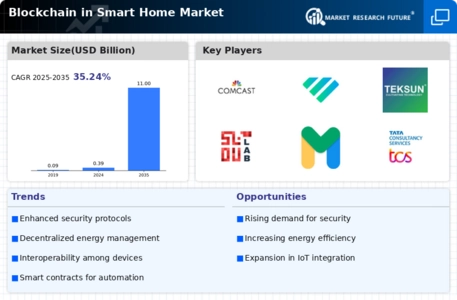 Blockchain in Smart Home Market Infographic Blockchain in Smart Home Market Infographic