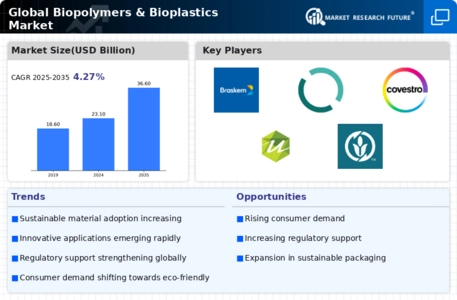 Biopolymers and Bioplastics Market Infographic