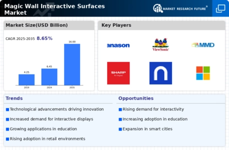 Magic Wall Interactive Surfaces Market Infographic