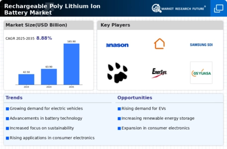 Rechargeable Poly Lithium Ion Battery Market Infographic
