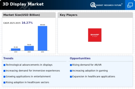 3-D Display Market Infographic