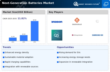 Next Generation Batteries Market Infographic