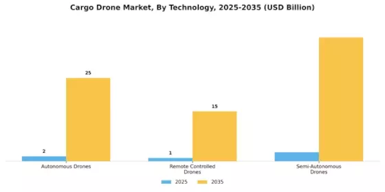 Cargo Drones Market Segment Image 3
