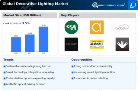 Decorative Lighting Market Infographic