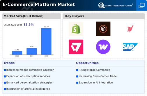 E-Commerce Platform Market Infographic
