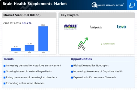 Brain Health Supplements Market Infographic Brain Health Supplements Market Infographic