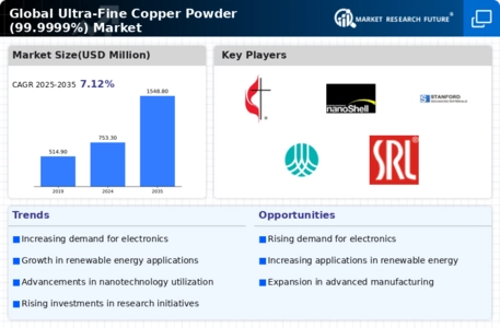 Ultra Fine Copper Powder Market Infographic