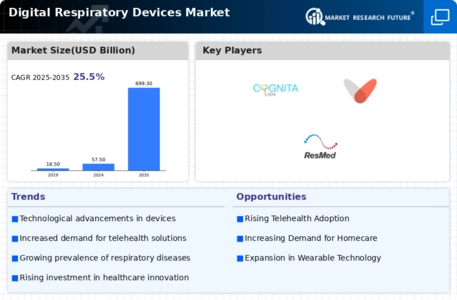Digital Respiratory Devices Market Infographic
