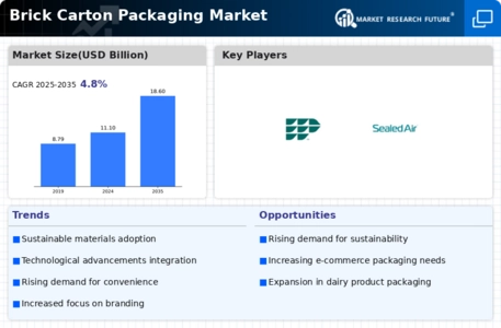 Brick Carton Packaging Market Infographic