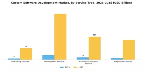 Custom Software Development Market Segment Image 0