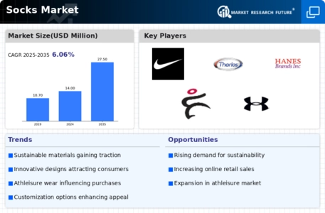 Socks Market Infographic