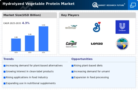 Hydrolyzed Vegetable Protein Market Infographic