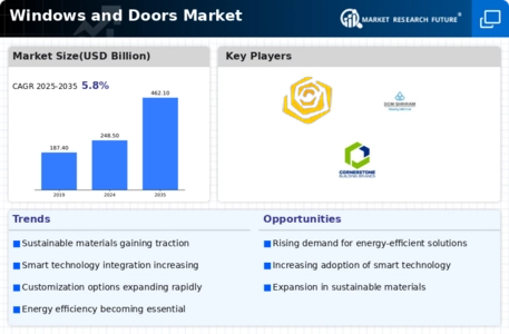 Windows and Doors Market Infographic