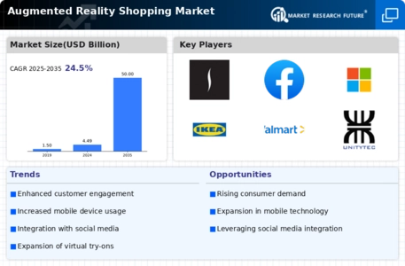 Augmented Reality Shopping Market Infographic