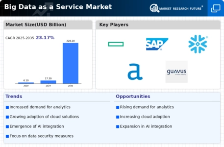 Big Data as a Service Market Infographic