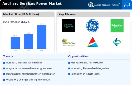 Ancillary Services Power Market Infographic