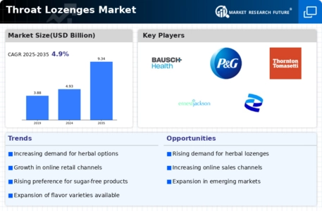 Throat Lozenges Market Infographic