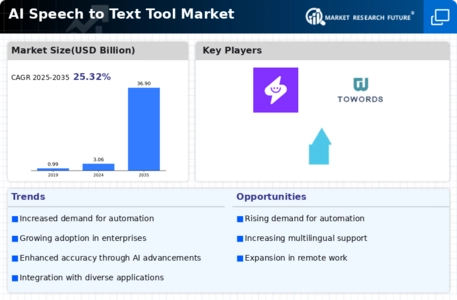 AI Speech to Text Tool Market Infographic