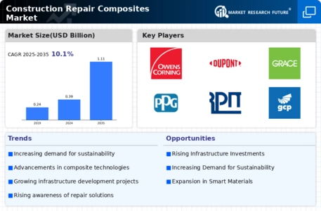 Construction Repair Composites Market Infographic