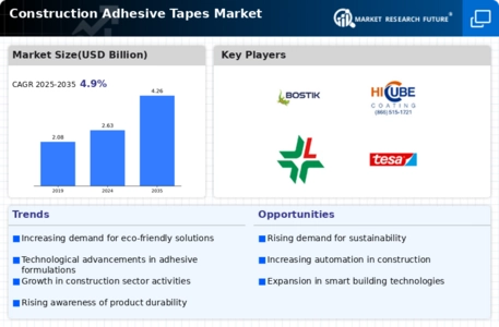 Construction Adhesive Tapes Market Infographic