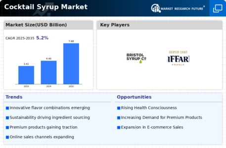Cocktail Syrup Market Infographic