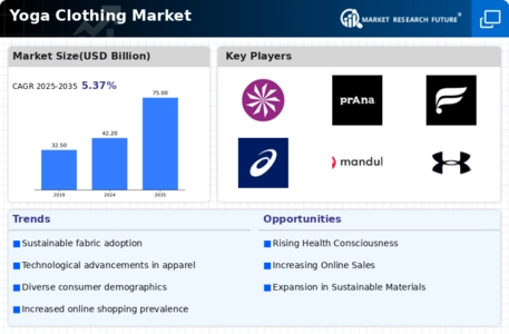 Yoga Clothing Market Infographic