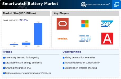 Smartwatch Battery Market Infographic