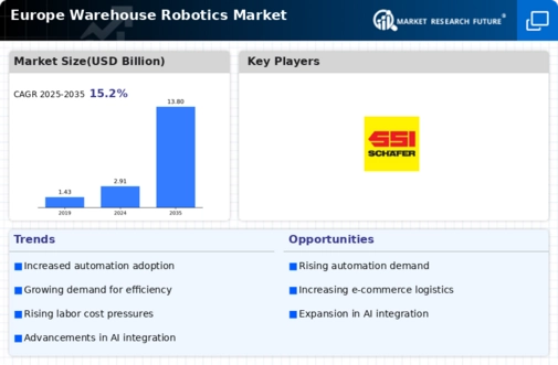 Europe Warehouse Robotics Market Infographic