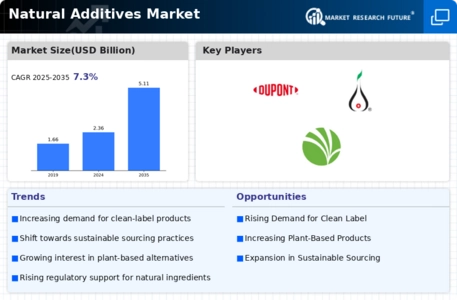 Natural Additives Market Infographic