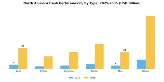 North America Fresh Herbs Market Segment Image 1