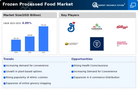 Frozen Processed Food Market Infographic