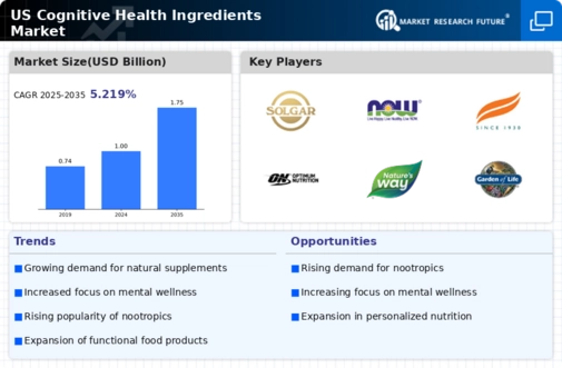 US Cognitive Health Ingredients Market Infographic