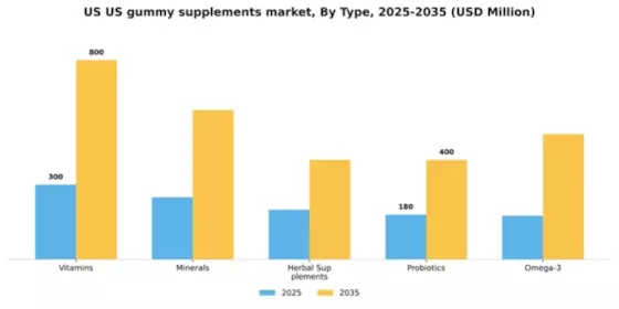 US Gummy Supplements Market Segment Image 3