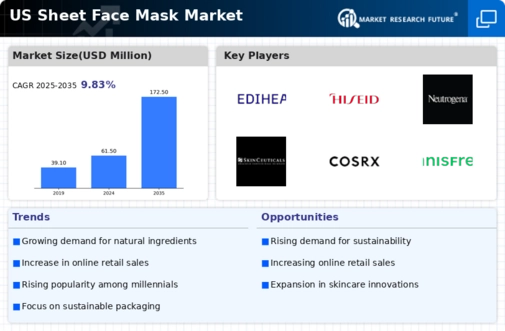 US Sheet Face Mask Market Infographic