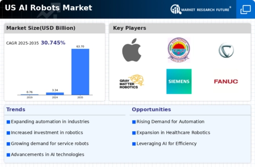 US AI Robots Market Infographic