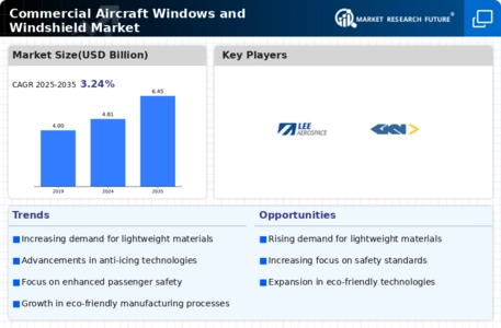 Commercial Aircraft Windows Windshield Market Infographic
