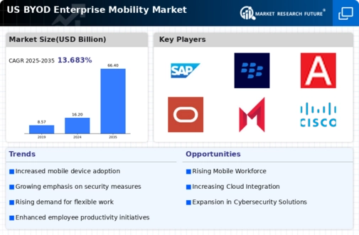 US BYOD Enterprise Mobility Market Infographic