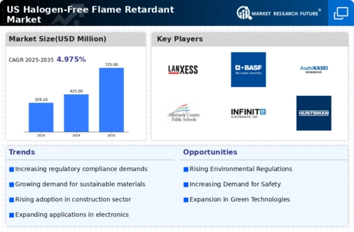 US Halogen-Free Flame Retardant Market Infographic