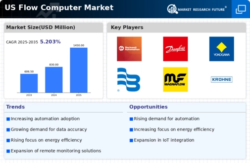 US Flow Computer Market Infographic