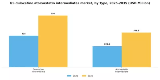 US Duloxetine Atorvastatin Intermediates Market Segment Image 3