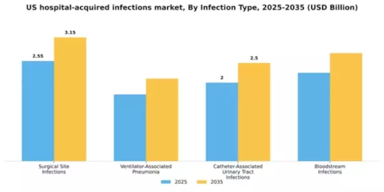 US Hospital Acquired infections Market Segment Image 1