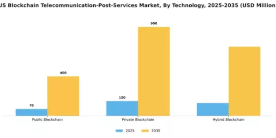 US Blockchain Telecommunication Post Services Market Segment Image 3