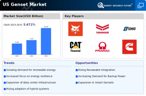 US Genset Market Infographic