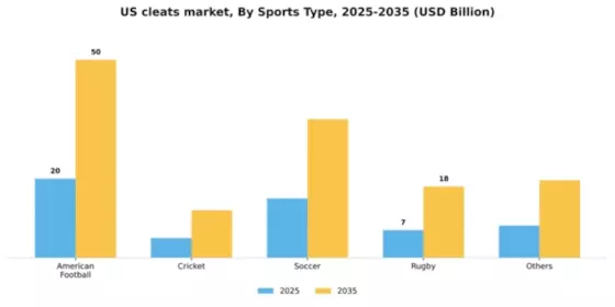 US Cleats Market Segment Image 2