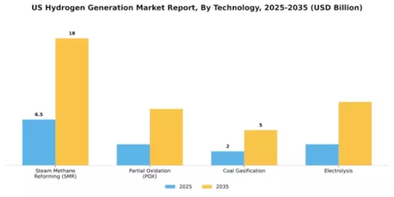 US Hydrogen Generation Market Segment Image 2
