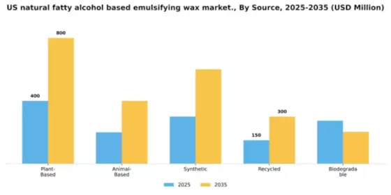 US Natural Fatty Alcohol Based Emulsifying Wax Market Segment Image 4