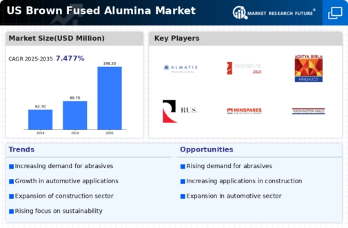 US Brown Fused Alumina Market Infographic