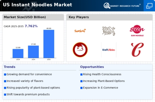US Instant Noodles Market Infographic
