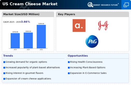 US Cream Cheese Market Infographic