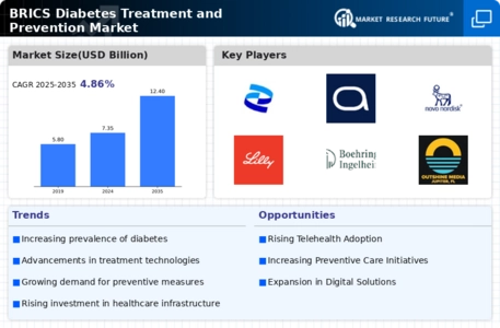 BRIC Diabetes Treatment Prevention Market Infographic